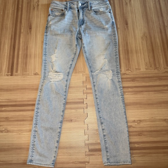 American Eagle Outfitters Other - American Eagle Skinny Jeans Mens Air Flex 360 Distressed Men's Size 32x34